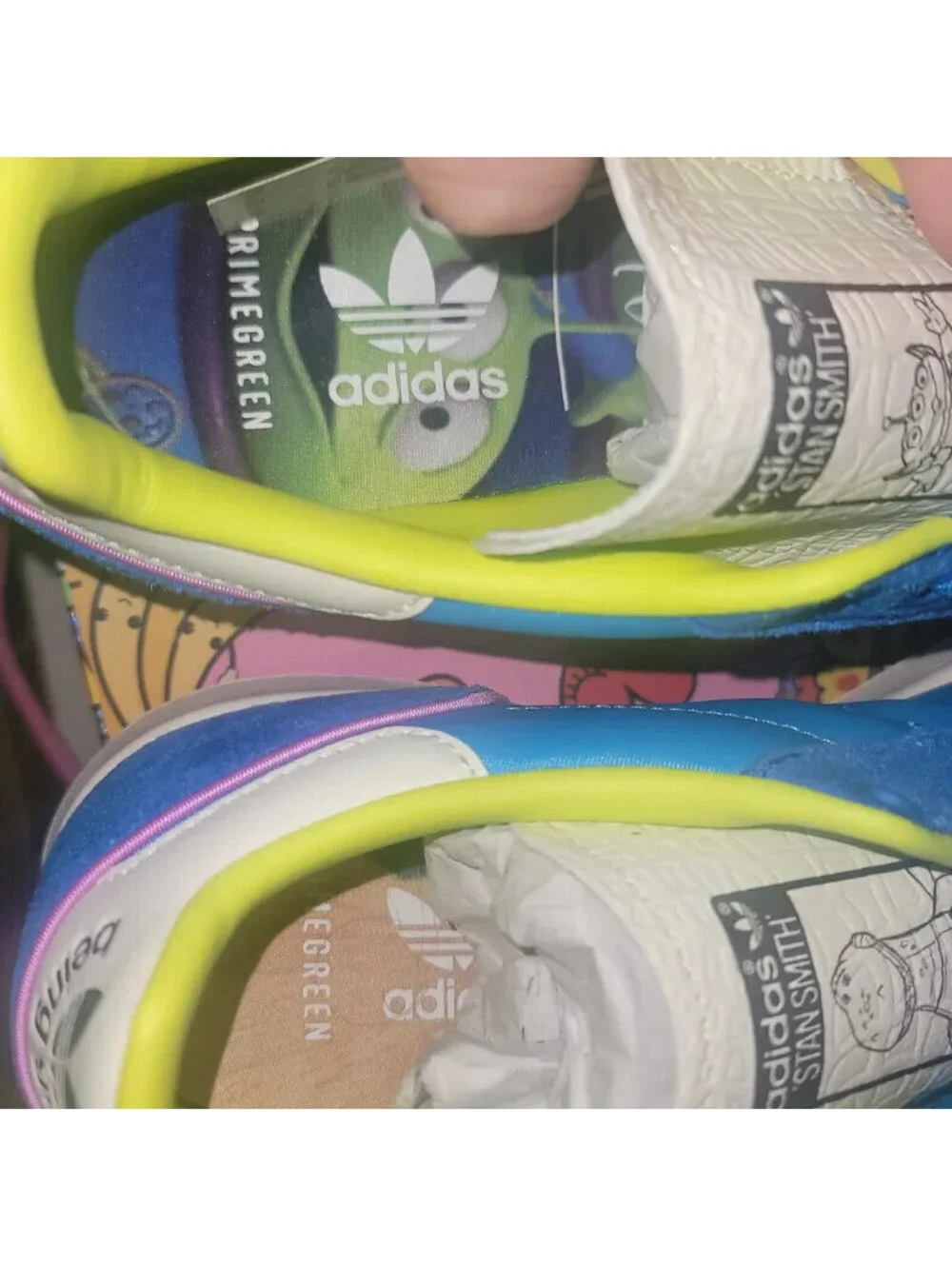 ADIDAS X DISNEY STAN SMITH TOY STORY 'REX & ALIENS' BLUE GZ5991 MENS 9.5 SHOES